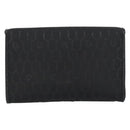 Christian Dior Honeycomb Canvas Chain Shoulder Bag Black Gold Auth ep12064-3