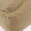 PRADA Shoulder Bag Nylon Beige Silver Auth ep12067-14