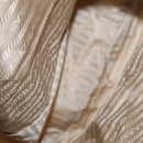 PRADA Shoulder Bag Nylon Beige Silver Auth ep12067-11