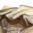 PRADA Shoulder Bag Nylon Beige Silver Auth ep12067-21