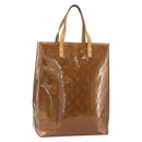 LOUIS VUITTON Monogram Vernis Reade MM Hand Bag Bronze M91143 LV Auth ep12070-1