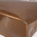 LOUIS VUITTON Monogram Vernis Reade MM Hand Bag Bronze M91143 LV Auth ep12070-9