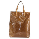LOUIS VUITTON Monogram Vernis Reade MM Hand Bag Bronze M91143 LV Auth ep12070-13