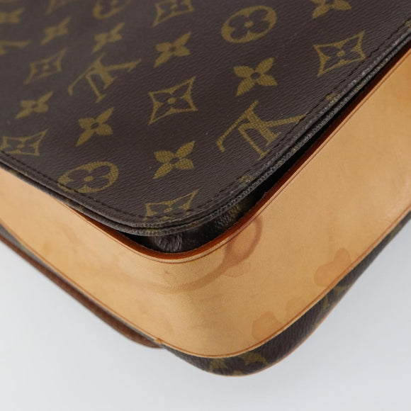 LOUIS VUITTON Monogram Cartouchiere GM Shoulder Bag M51252 LV Auth ep12072