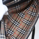 Burberrys Shoulder Bag Leather Black Gold Auth ep12073-15