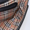 Burberrys Shoulder Bag Leather Black Gold Auth ep12073-16