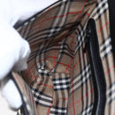 Burberrys Shoulder Bag Leather Black Gold Auth ep12073-17