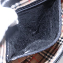 Burberrys Shoulder Bag Leather Black Gold Auth ep12073-18