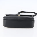 Burberrys Shoulder Bag Leather Black Gold Auth ep12073-9