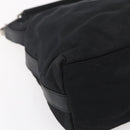 GUCCI Shoulder Bag Nylon Black Silver 000 0602 Auth ep12075-14