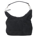 GUCCI Shoulder Bag Nylon Black Silver 000 0602 Auth ep12075-13