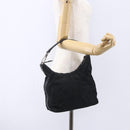 GUCCI Shoulder Bag Nylon Black Silver 000 0602 Auth ep12075-21