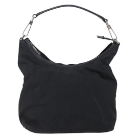 GUCCI Shoulder Bag Nylon Black Silver 000 0602 Auth ep12075 - 0