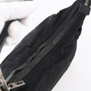 GUCCI Shoulder Bag Nylon Black Silver 000 0602 Auth ep12075-6