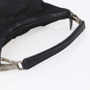 GUCCI Shoulder Bag Nylon Black Silver 000 0602 Auth ep12075-7