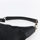 GUCCI Shoulder Bag Nylon Black Silver 000 0602 Auth ep12075-8