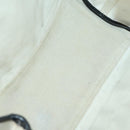 BALENCIAGA Navy Cabas S Hand Bag Canvas Black White 339933 Auth ep12080-14