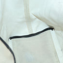 BALENCIAGA Navy Cabas S Hand Bag Canvas Black White 339933 Auth ep12080-16