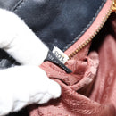 PRADA Hand Bag Nylon Black Gold Auth ep12082-12
