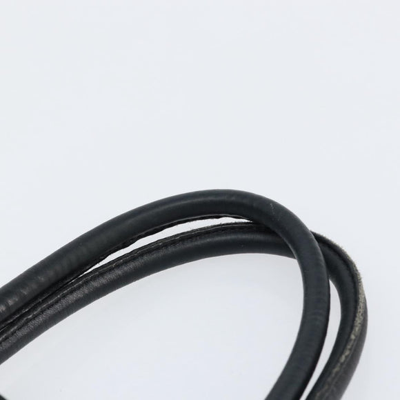 PRADA Hand Bag Nylon Black Gold Auth ep12082