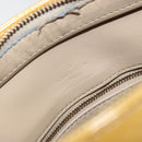 LOUIS VUITTON Monogram Vernis Houston Hand Bag Beige M91004 LV Auth ep12084-20