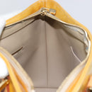 LOUIS VUITTON Monogram Vernis Houston Hand Bag Beige M91004 LV Auth ep12084-21