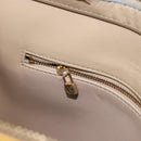 LOUIS VUITTON Monogram Vernis Houston Hand Bag Beige M91004 LV Auth ep12084-23