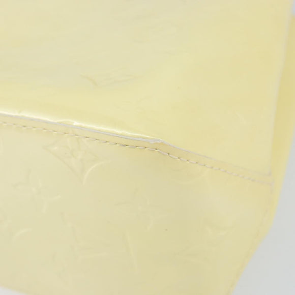 LOUIS VUITTON Monogram Vernis Reade PM Hand Bag Perle M91336 LV Auth ep12085