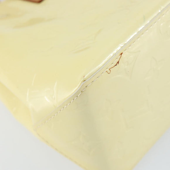 LOUIS VUITTON Monogram Vernis Reade PM Hand Bag Perle M91336 LV Auth ep12085