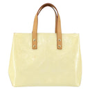 LOUIS VUITTON Monogram Vernis Reade PM Hand Bag Perle M91336 LV Auth ep12085-13