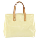 LOUIS VUITTON Monogram Vernis Reade PM Hand Bag Perle M91336 LV Auth ep12085-2