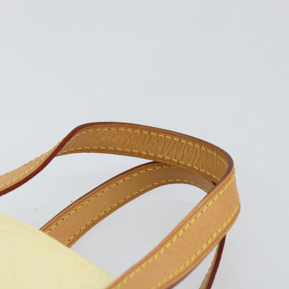 LOUIS VUITTON Monogram Vernis Reade PM Hand Bag Perle M91336 LV Auth ep12085