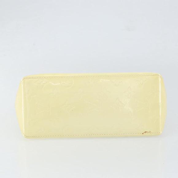 LOUIS VUITTON Monogram Vernis Reade PM Hand Bag Perle M91336 LV Auth ep12085