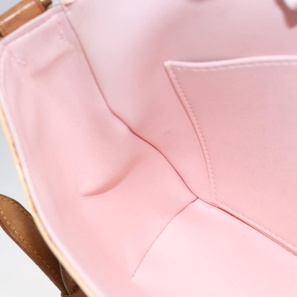 LOUIS VUITTON Monogram Vernis Thompson Street Bag Pink M91070 LV Auth ep12086