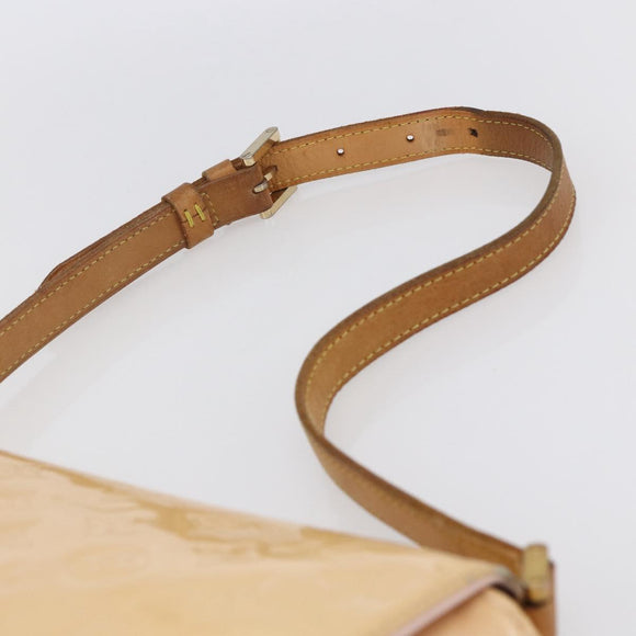 LOUIS VUITTON Monogram Vernis Thompson Street Bag Pink M91070 LV Auth ep12086