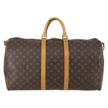 LOUIS VUITTON Monogram Keepall Bandouliere 55 Boston Bag M41414 LV Auth ep12087 - 0