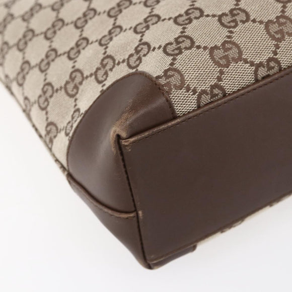 GUCCI GG Canvas Hand Bag Beige Gold 002 1119 1705 Auth ep12088