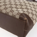 GUCCI GG Canvas Hand Bag Beige Gold 002 1119 1705 Auth ep12088-12