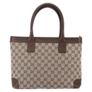 GUCCI GG Canvas Hand Bag Beige Gold 002 1119 1705 Auth ep12088-3