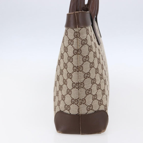 GUCCI GG Canvas Hand Bag Beige Gold 002 1119 1705 Auth ep12088