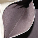 FENDI Hand Bag Canvas Ivory Auth ep12091-12