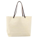 FENDI Hand Bag Canvas Ivory Auth ep12091-2
