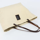 FENDI Hand Bag Canvas Ivory Auth ep12091-6