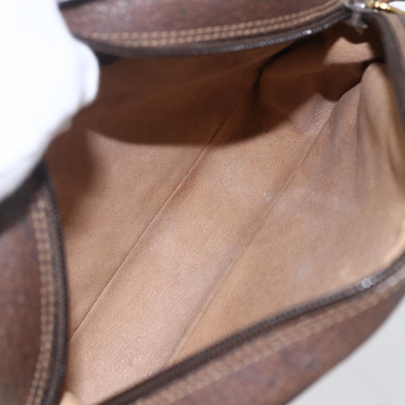 GUCCI GG Supreme Shoulder Bag PVC Beige Gold 116 02 607 Auth ep12092