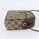 GUCCI GG Supreme Shoulder Bag PVC Beige Gold 116 02 607 Auth ep12092-4