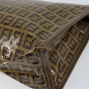 FENDI Zucchino Canvas Clutch Bag Beige Auth ep12093-15