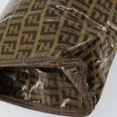 FENDI Zucchino Canvas Clutch Bag Beige Auth ep12093-16