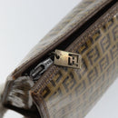 FENDI Zucchino Canvas Clutch Bag Beige Auth ep12093-9