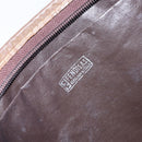 FENDI Zucchino Canvas Clutch Bag Beige Auth ep12093-10