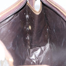 FENDI Zucchino Canvas Clutch Bag Beige Auth ep12093-17